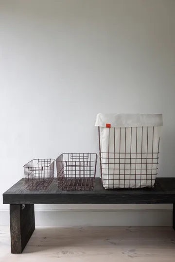 Store-it 带棉袋大号收纳篮 - 酒红色 - Mette Ditmer
