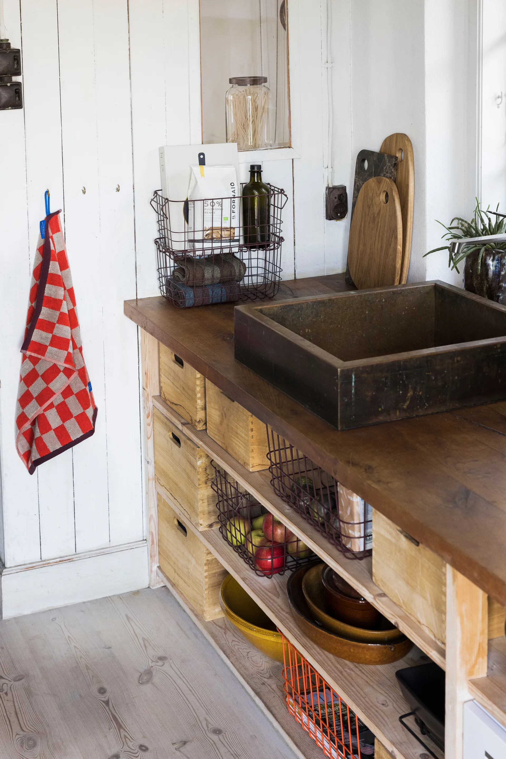 Store-it 储物篮 中, 酒红色 Mette Ditmer