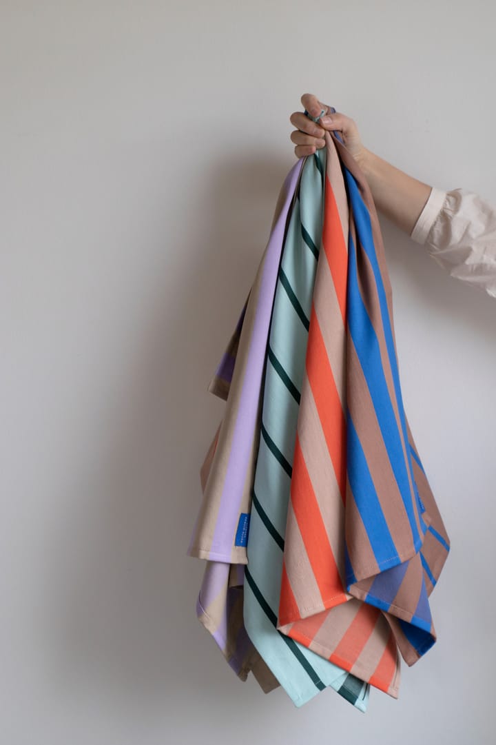 Stripes 厨房巾 50x70 cm 两件套装, 拿铁色 Mette Ditmer