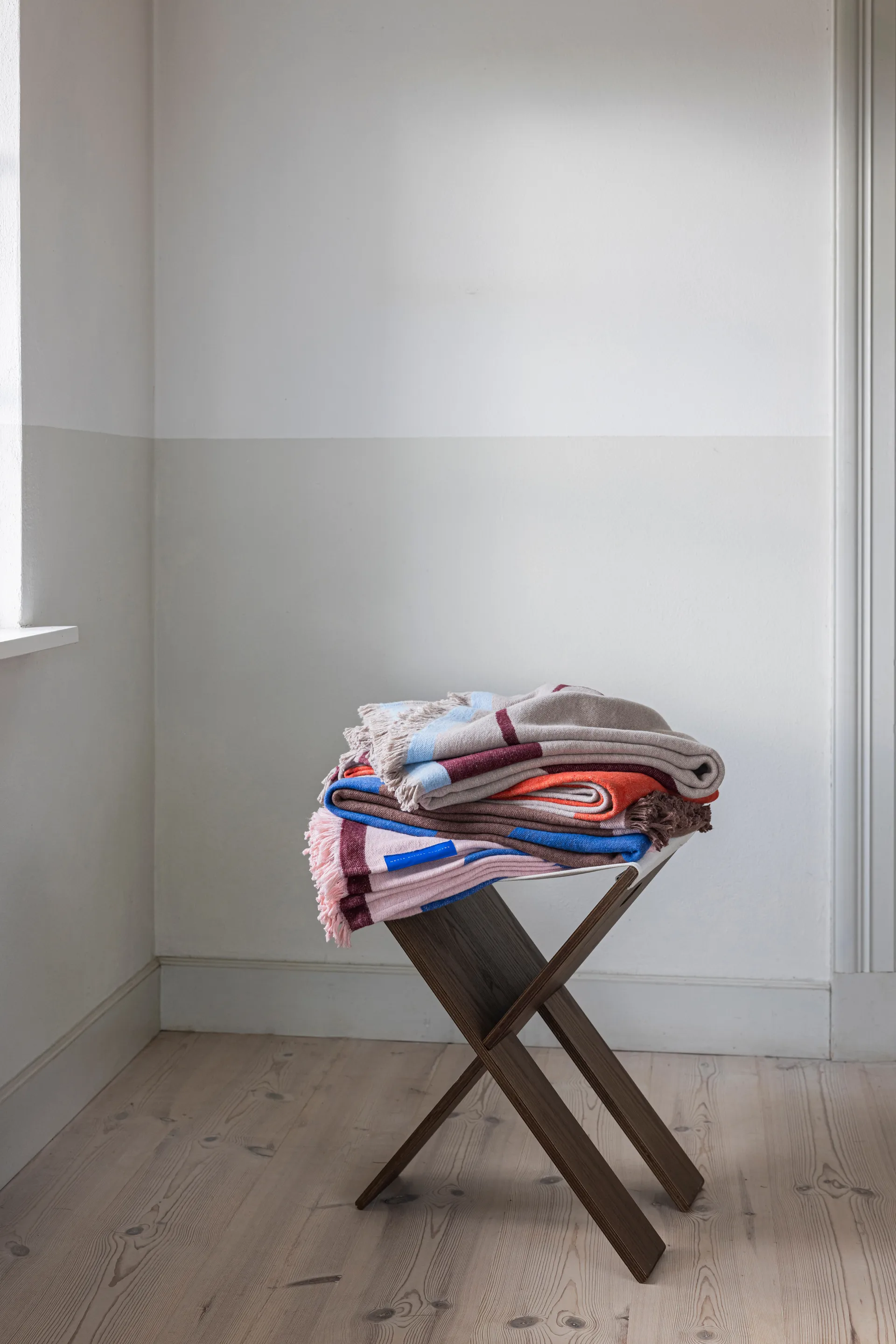 Studio 毯子 毯子, 贝壳白 粉色, 130x175 cm Mette Ditmer