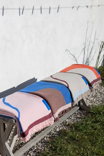 Studio 毯子 毯子 - 贝壳白 粉色, 130x175 cm - Mette Ditmer