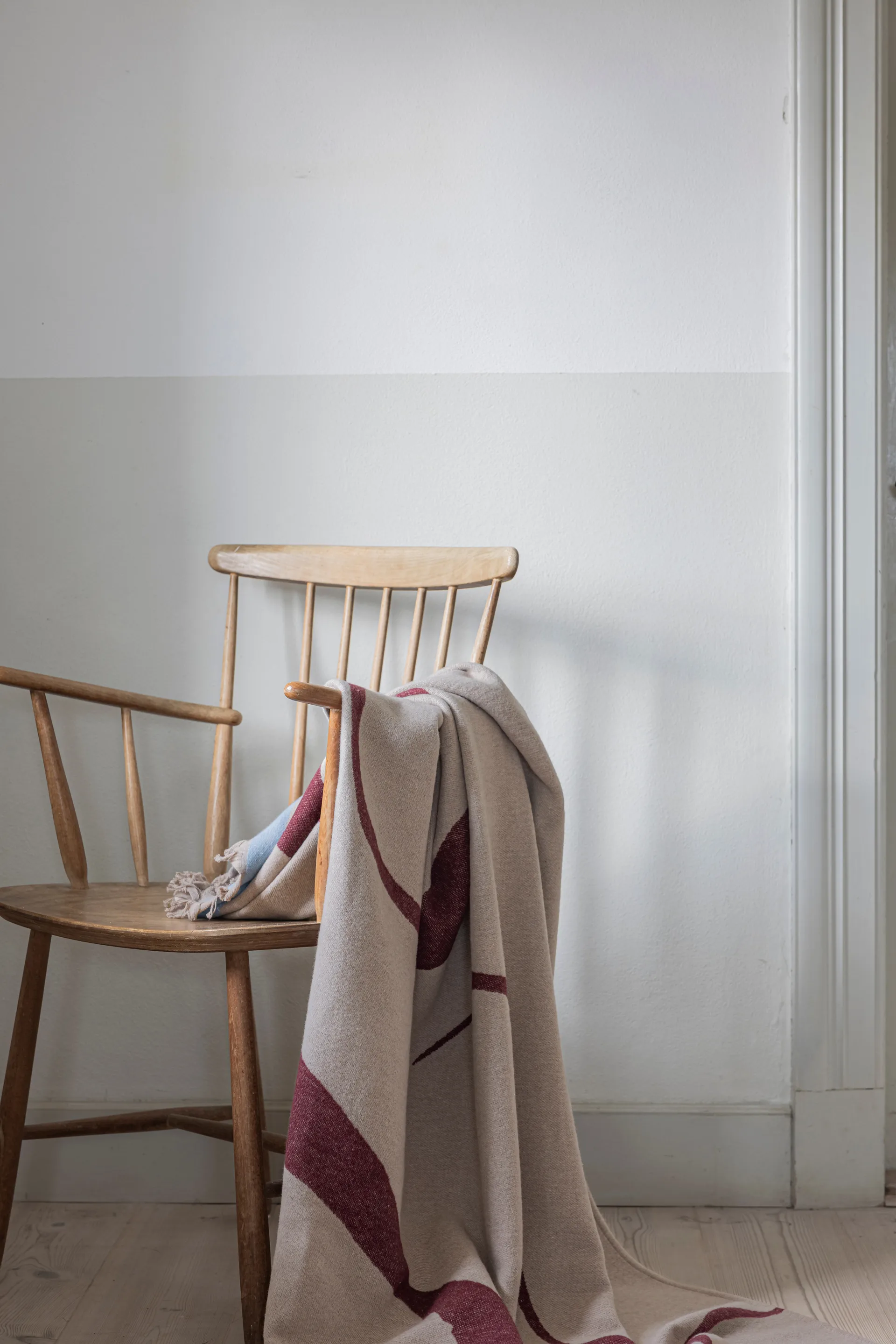 Studio 毯子 毯子, 酒红色, 130x175 cm Mette Ditmer