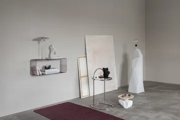 Travertine pedestal - 亚麻色, Ø32x8.5 cm - Mette Ditmer