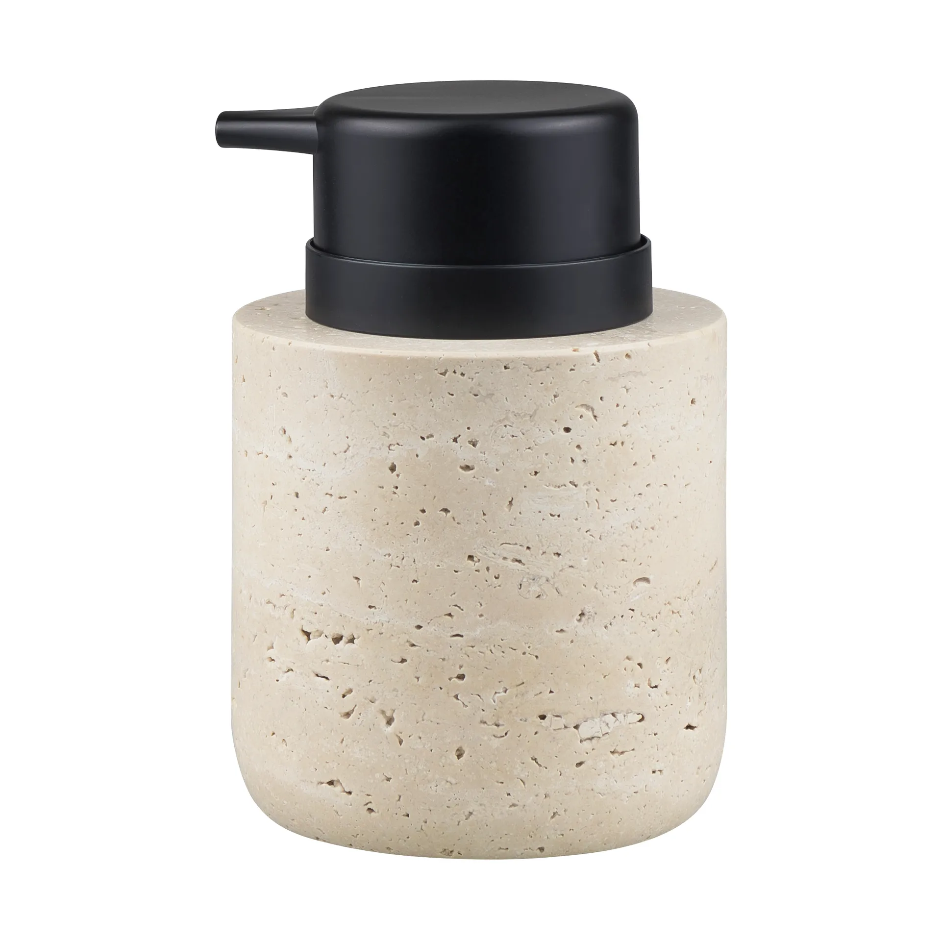 Travertine soap pump 12.5 cm, 亚麻色 Mette Ditmer