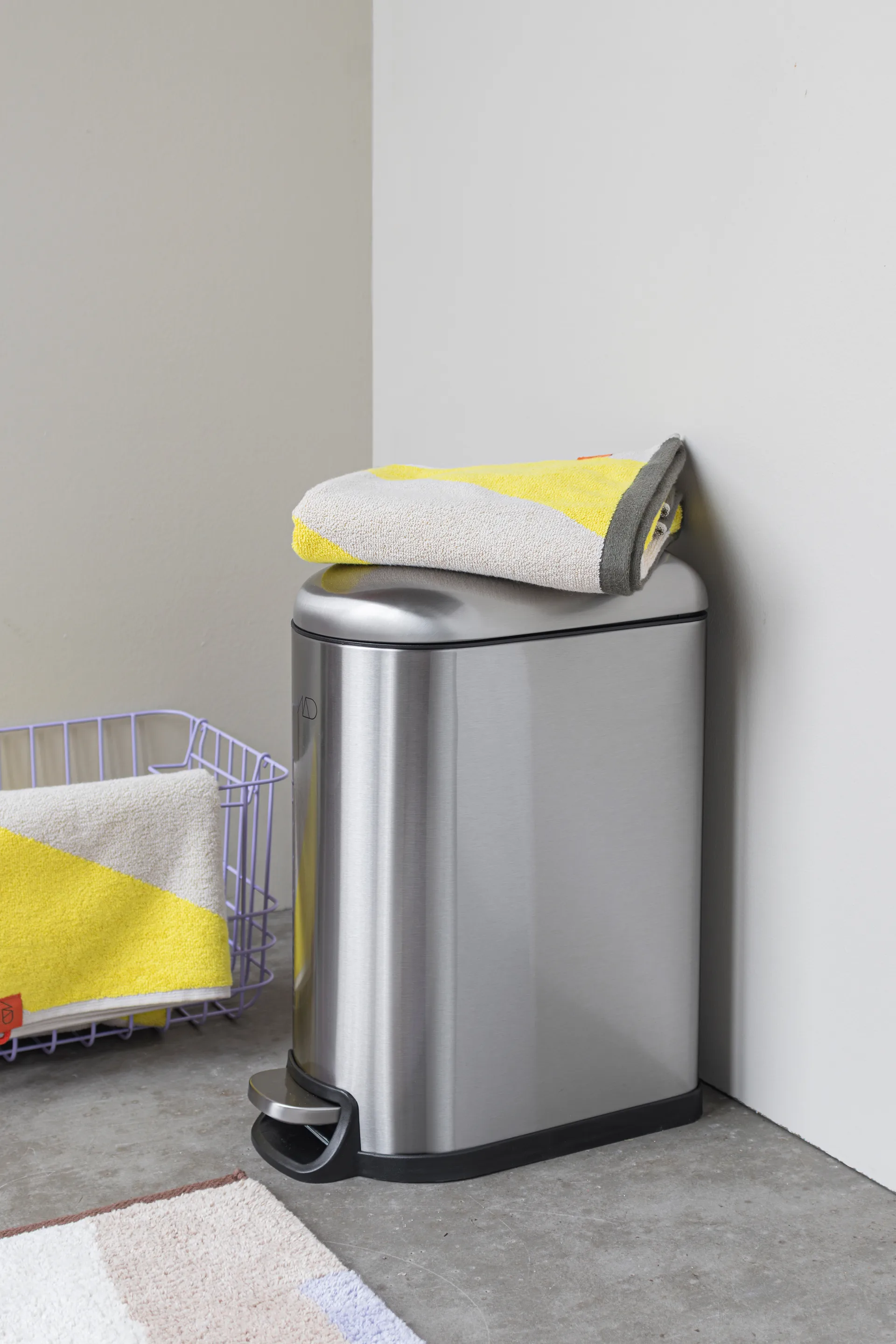 Walther 脚踏式桶 10L, 不锈钢色 Mette Ditmer