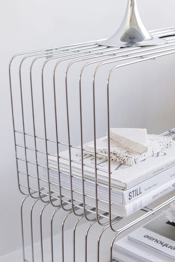 Wire 架子 31x70x26 cm - 镀铬色 - Mette Ditmer