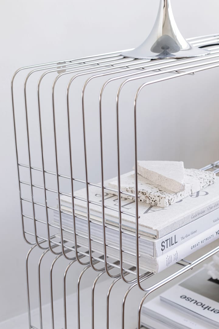 Wire 架子 31x70x26 cm, 镀铬色 Mette Ditmer