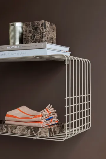 Wire 架子 - 沙色, 31x70x26 cm - Mette Ditmer