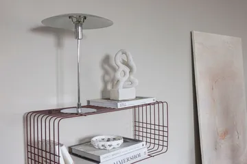 Wire 架子 - 酒红色, 31x70x26 cm - Mette Ditmer