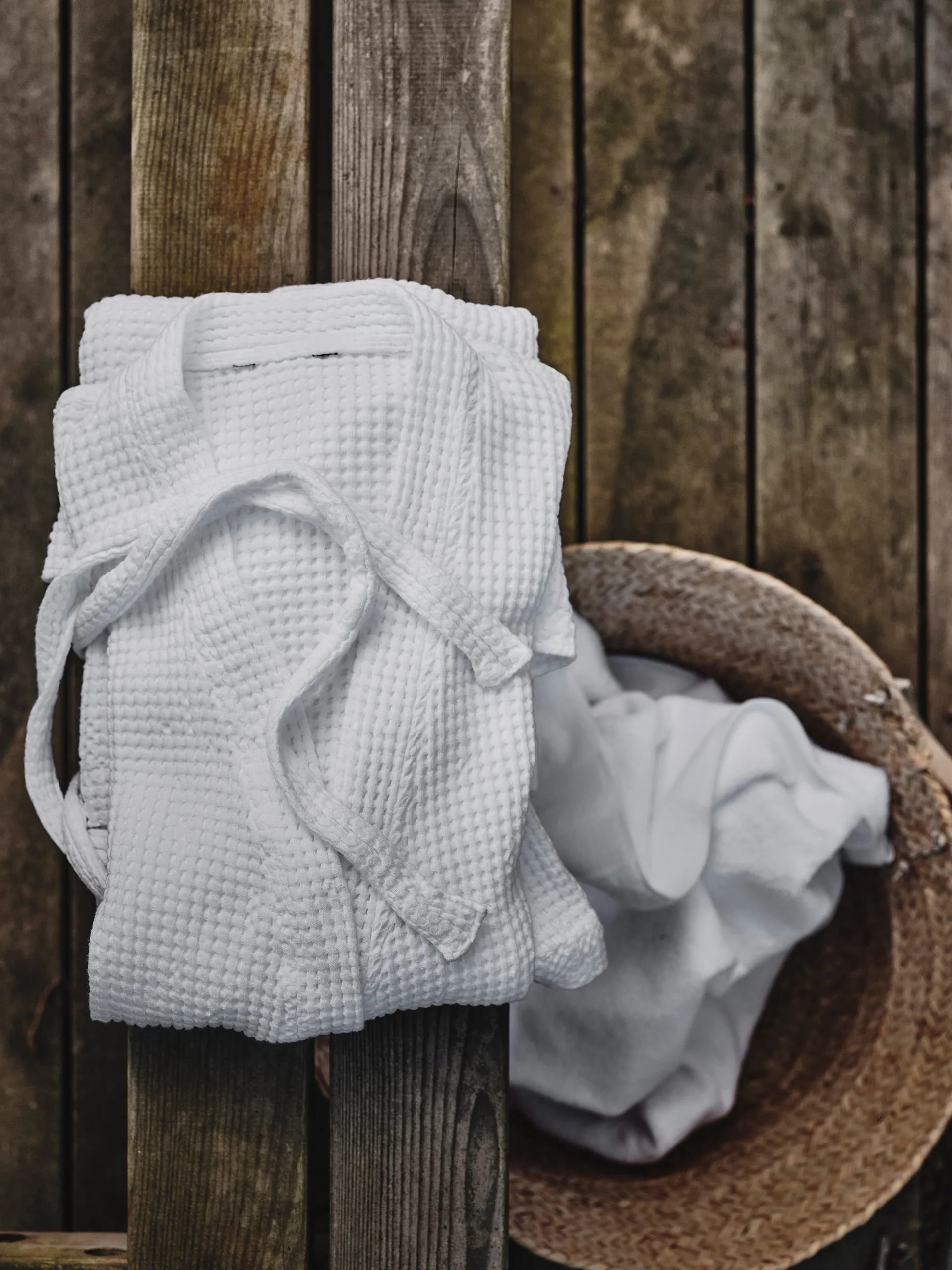 Cialda bath robe EKO, White, L-XL Mille Notti