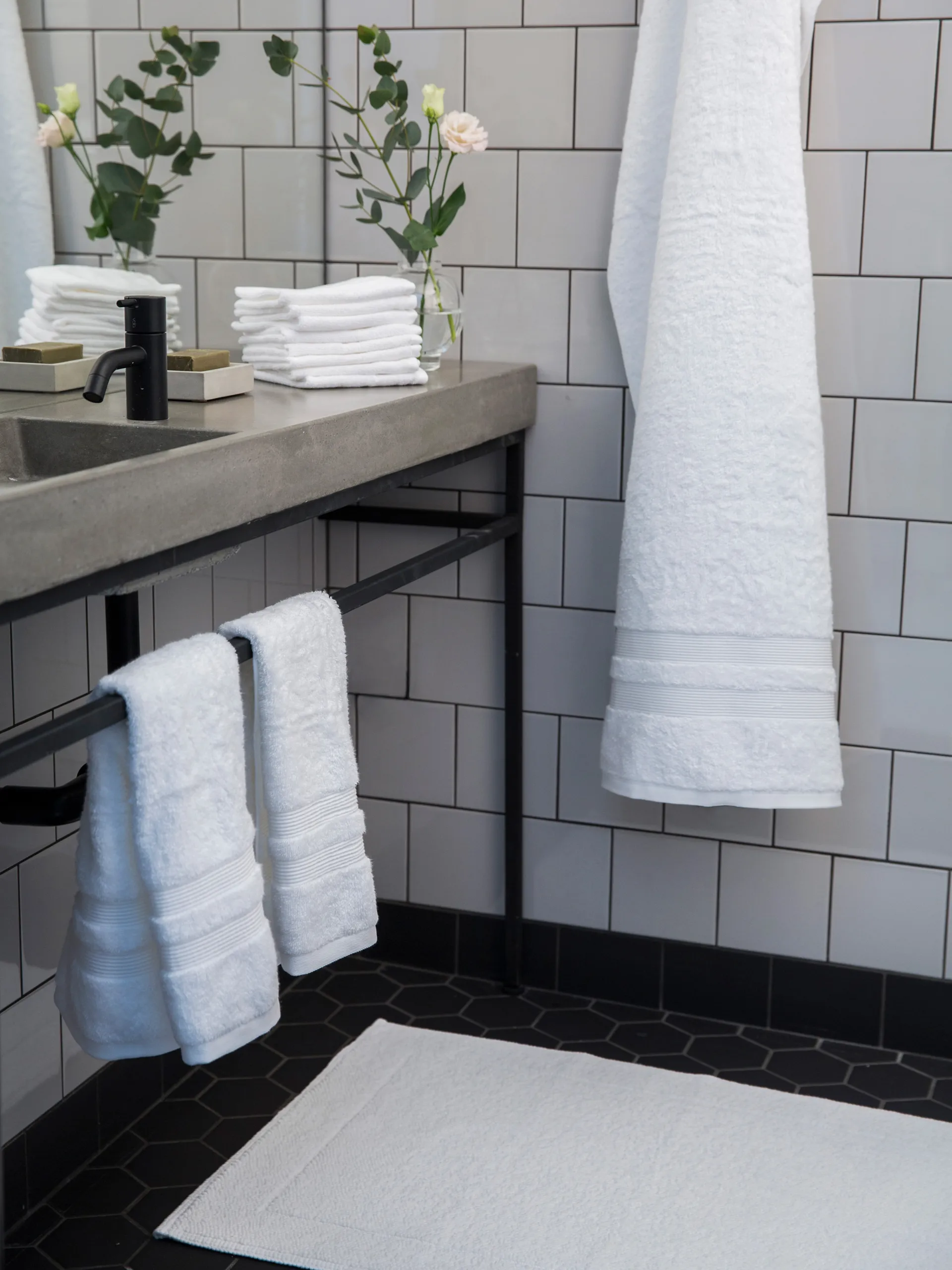 Fontana 毛巾 EKO, White, 70x140 cm Mille Notti