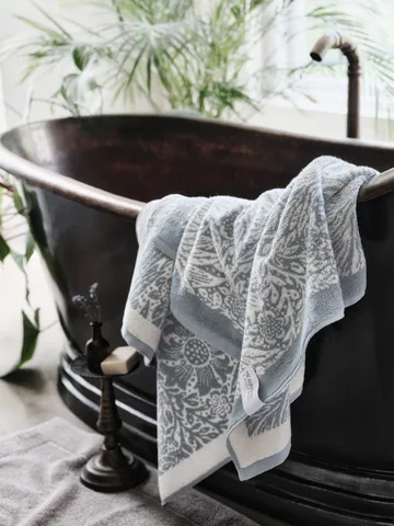 Morris & Co. 金盏花毛巾 ECO - 蓝色_86x150cm - Mille Notti