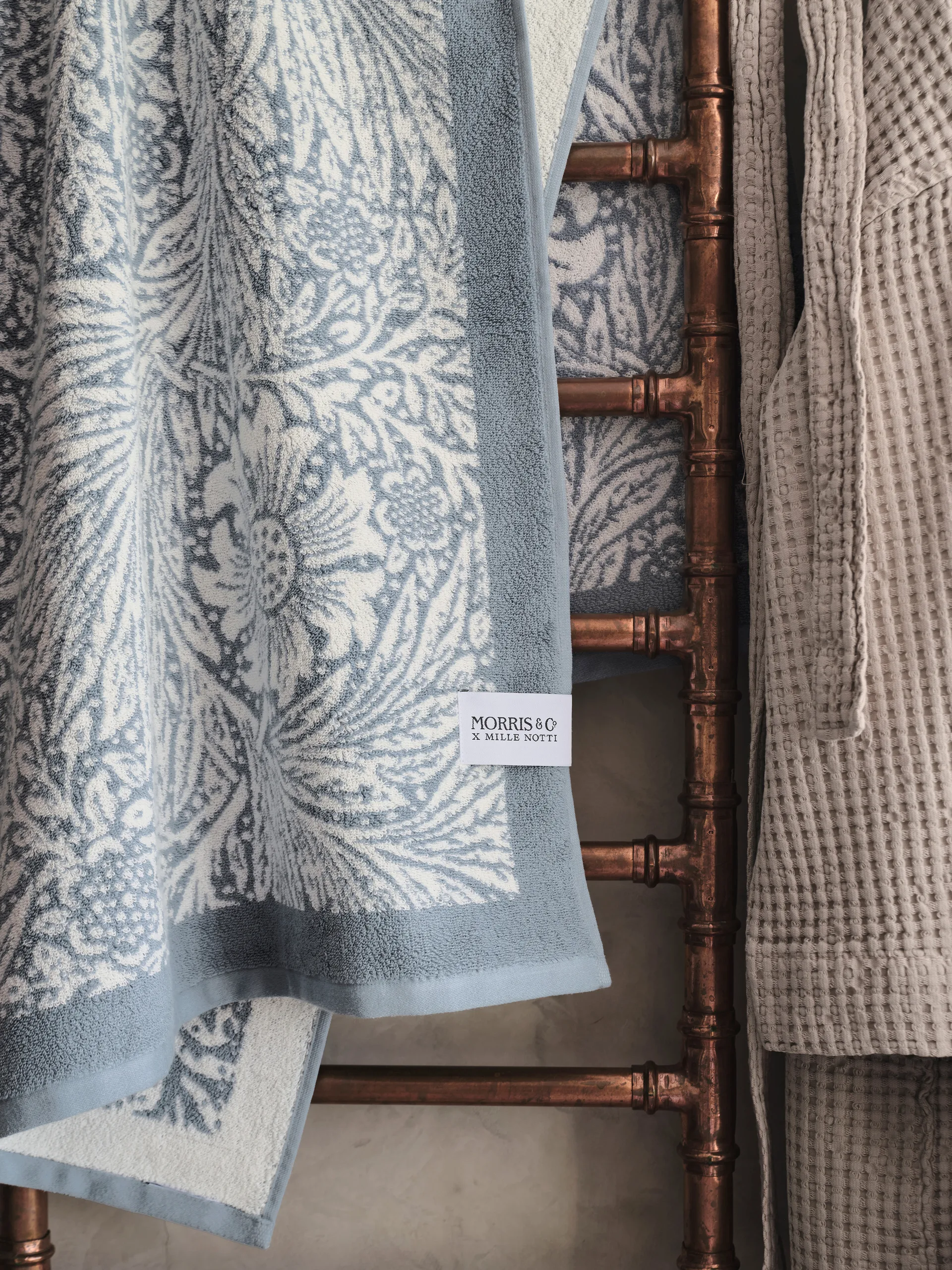 Morris & Co. Marigold 毛巾 ECO, 蓝色, 86x150 cm Mille Notti