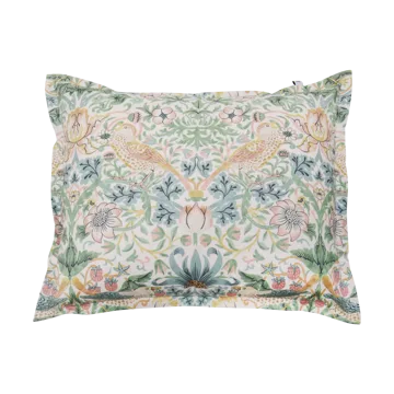 Morris & Co. Strawberry Thief 枕头套 - 绿色, 50x60 cm - Mille Notti