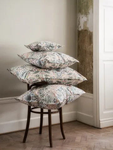 Morris & Co. Strawberry Thief 枕头套 - 绿色, 50x90 cm - Mille Notti