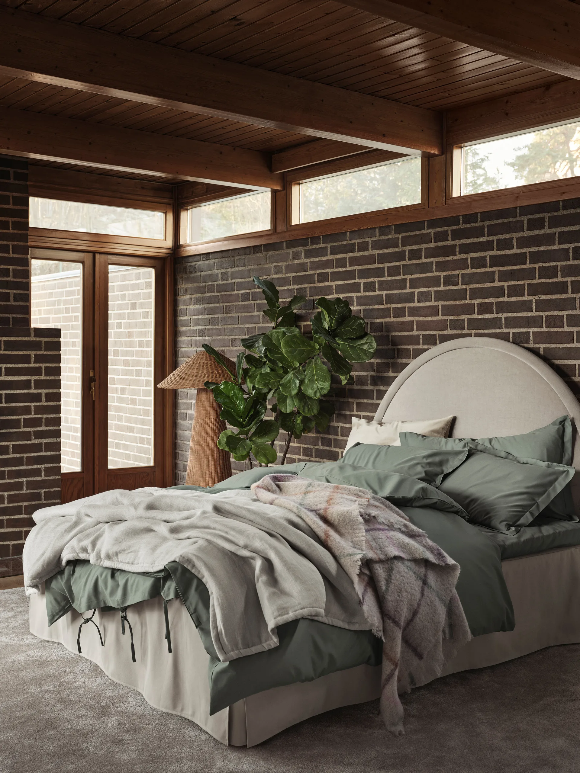 Napoli 床帷(床裙), Sand, 180x220x42 cm Mille Notti