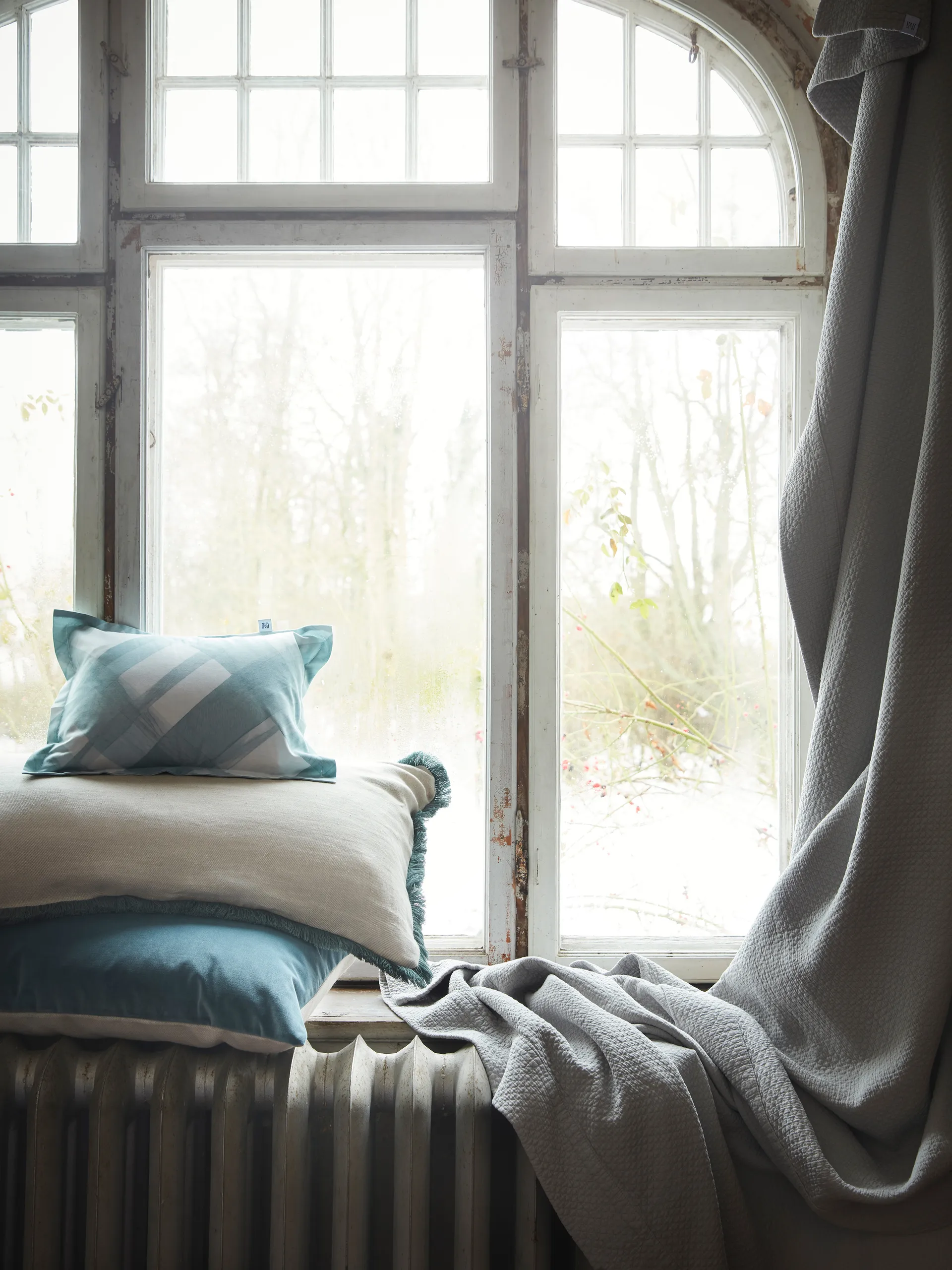 Pienza 枕头套, 米色-调和绿, 50x50 cm Mille Notti