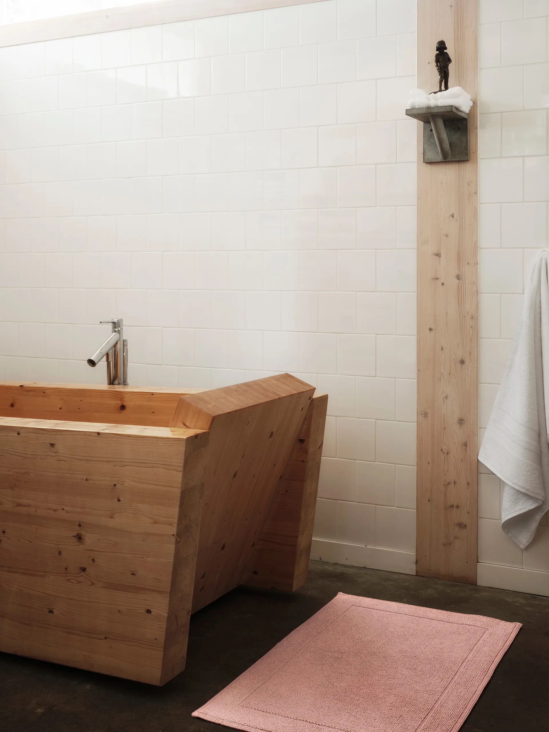 Portofino bathroom 地毯 , Pink, 60x90 cm Mille Notti