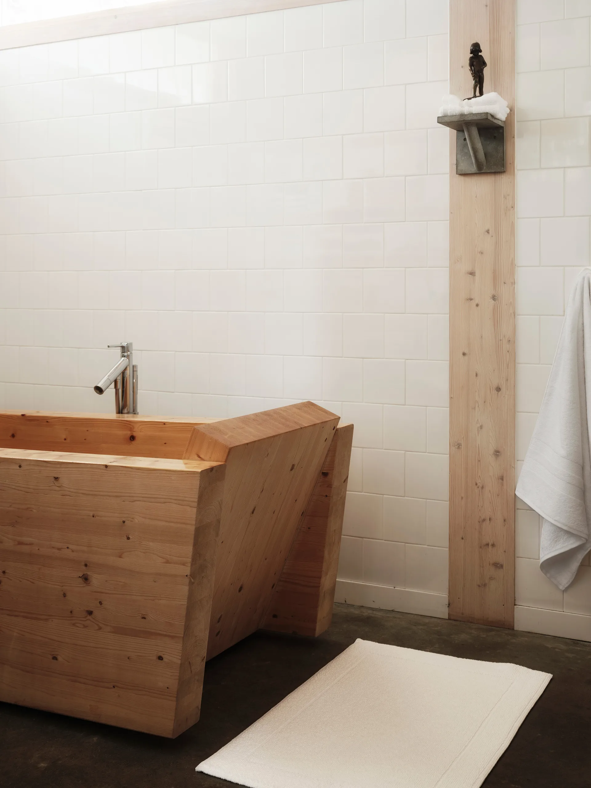 Portofino bathroom 地毯 , White, 60x90 cm Mille Notti