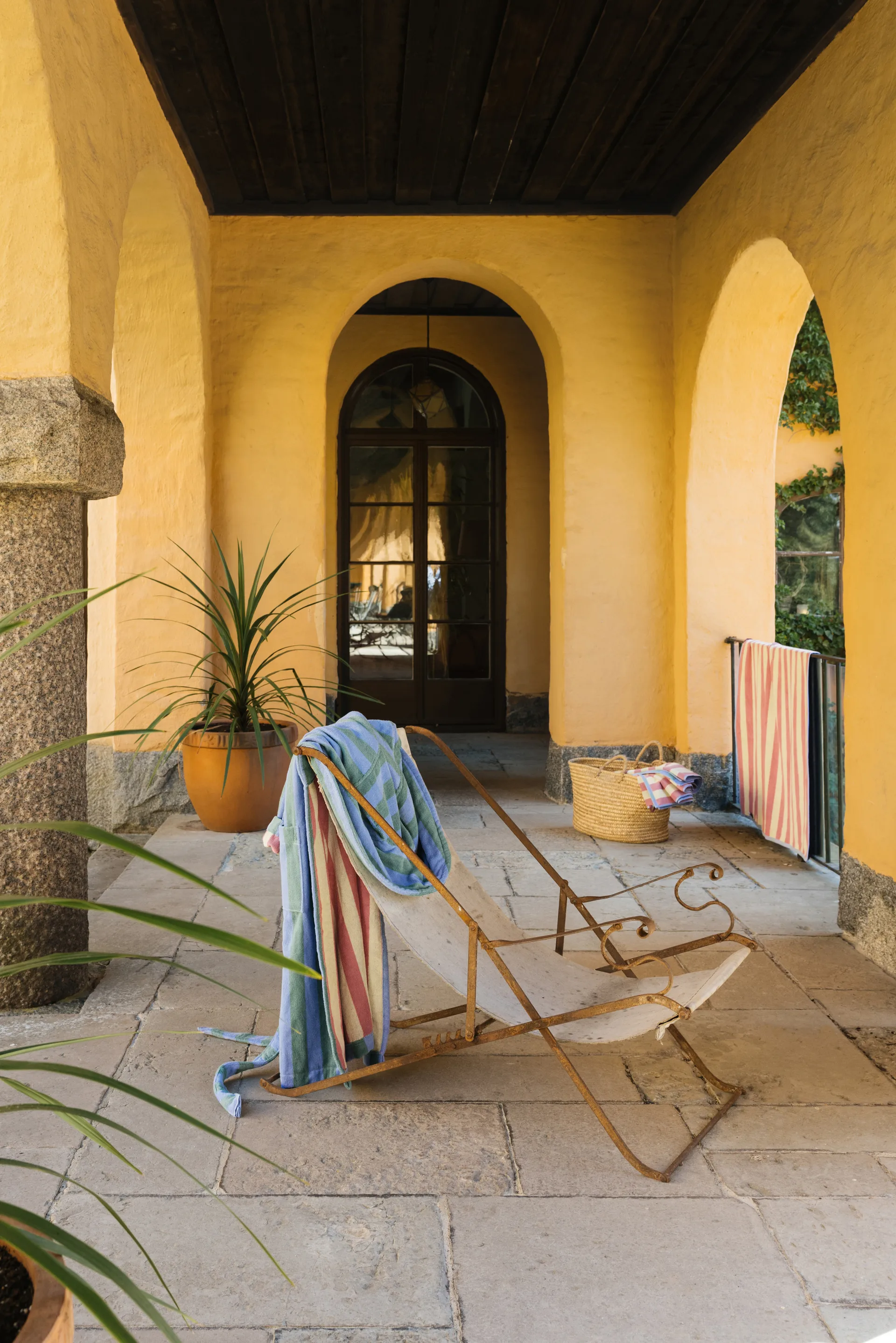 Positano beach 毛巾 100x180 cm, 浅蓝 Mille Notti