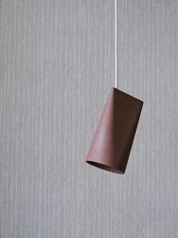 陶瓷吸顶灯11.2x22cm - 赤陶色_木质 - MOEBE