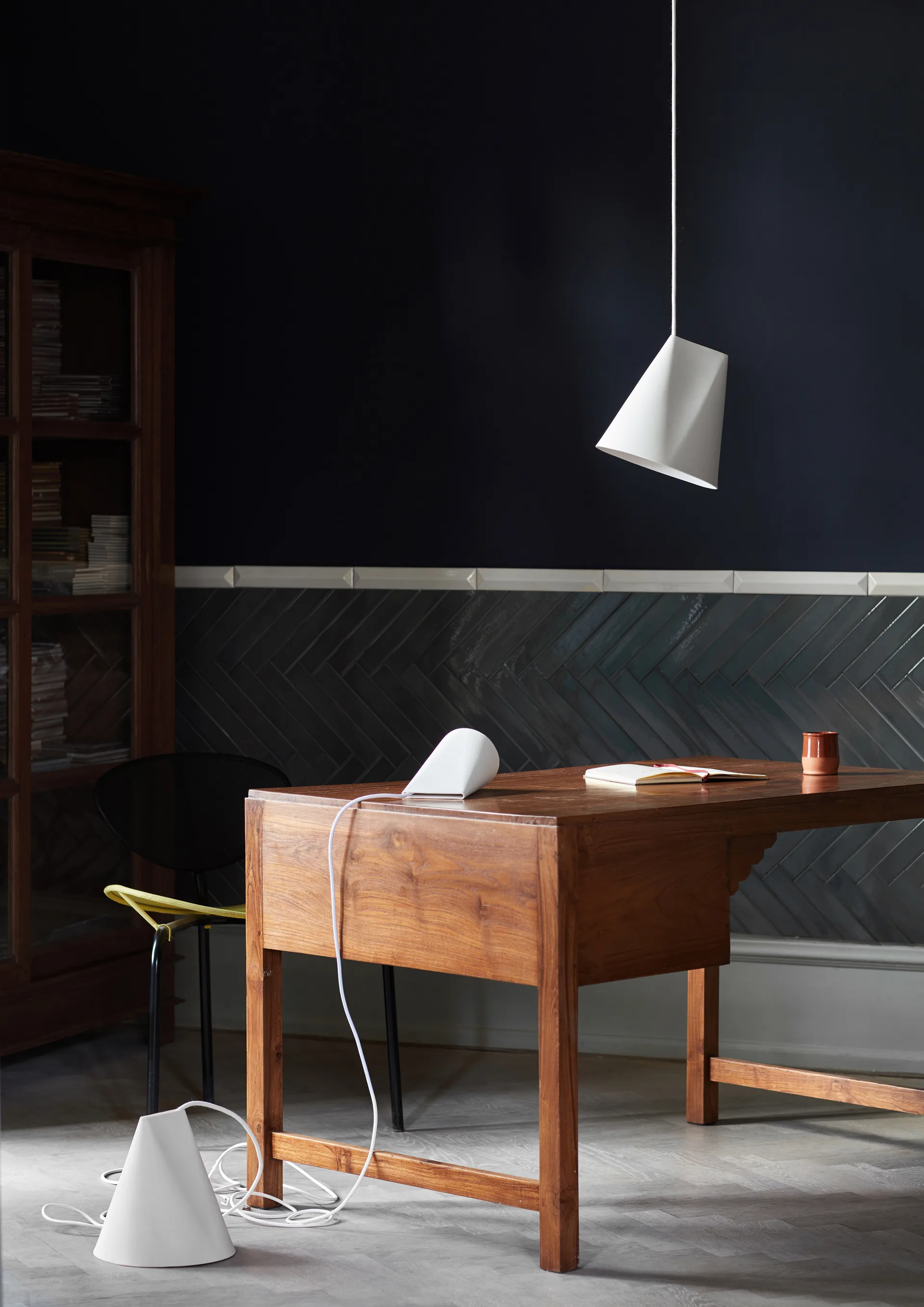 吊灯 陶瓷制品 23x23.5 cm, 23x23.5cm_白色 MOEBE