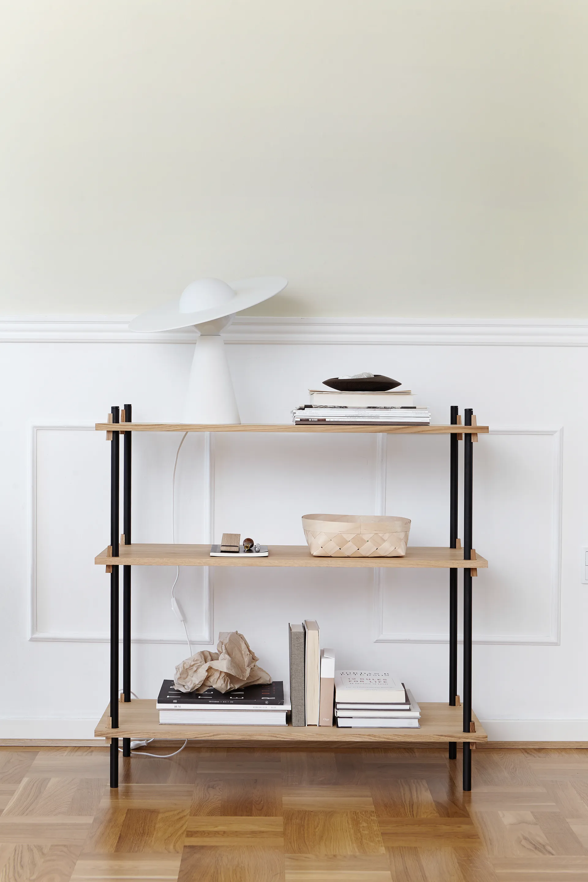 台灯 陶瓷制品 33x37.1 cm, White MOEBE