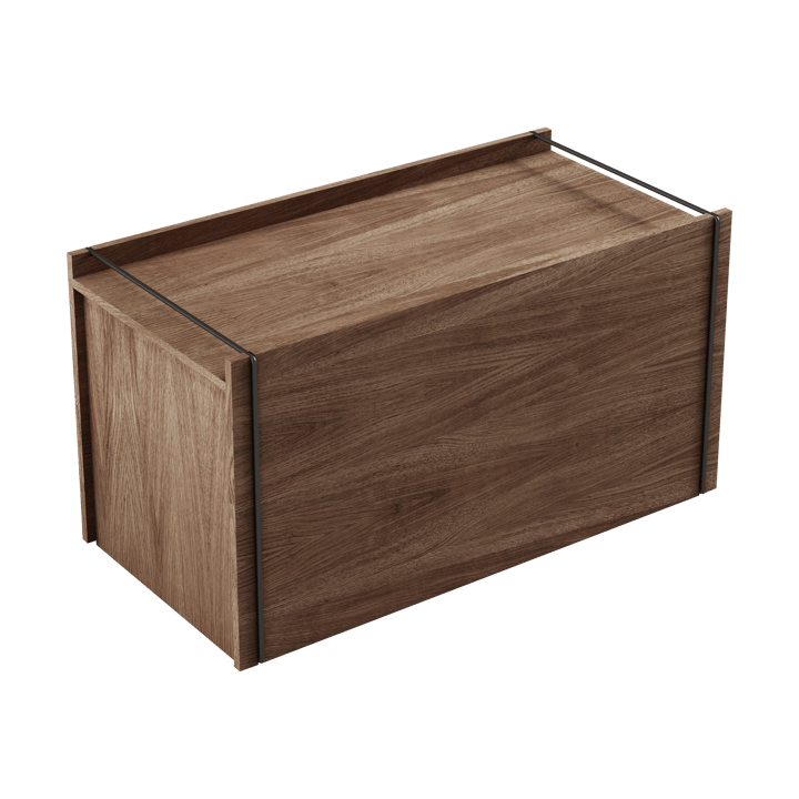 Lid to 储物箱 28x60 cm, Smoked 自然木色 MOEBE