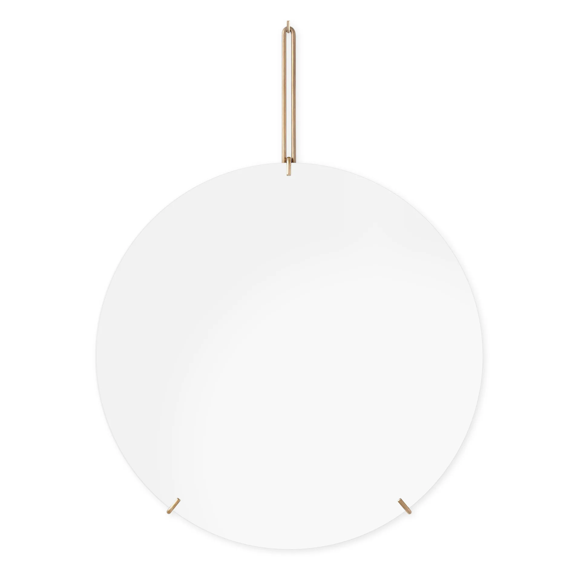 Moebe 墙面镜  Ø 50 cm, brass MOEBE