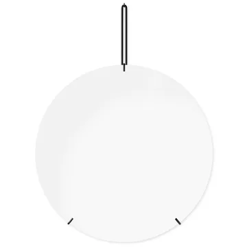 Moebe 墙面镜 Ø 70 cm - 黑色 - MOEBE