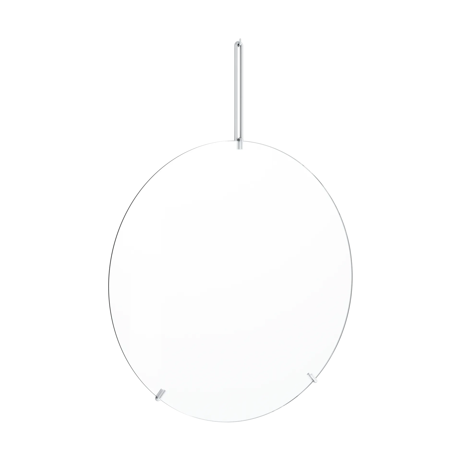 Moebe 墙面镜 Ø70 cm, 不锈钢 MOEBE