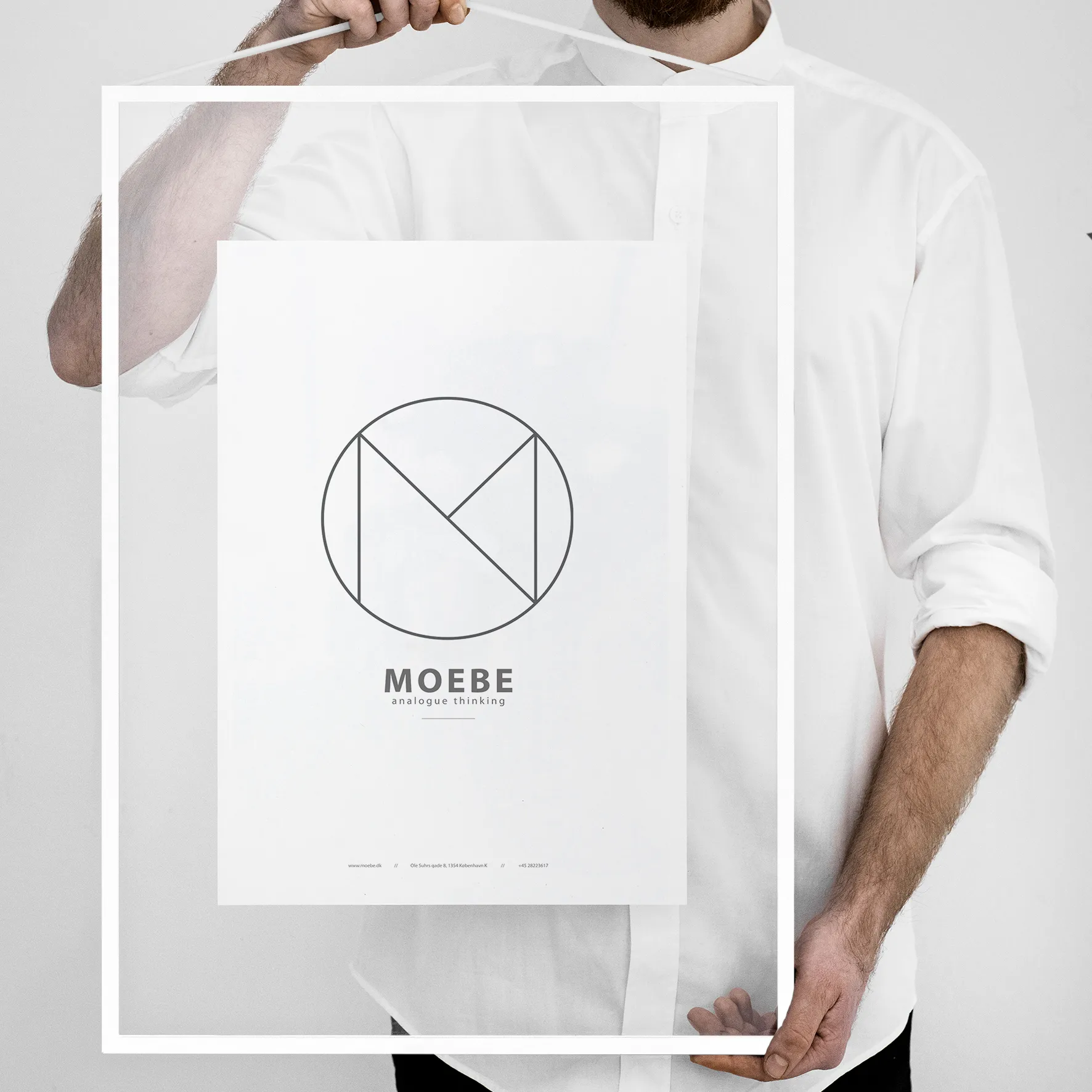 Moebe A2 画框, 白色 MOEBE