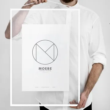 Moebe A2 画框 - 白色 - MOEBE