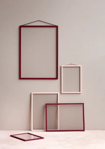 Moebe 框架 A4 22.6x31.3 cm - Transparent. Red - MOEBE