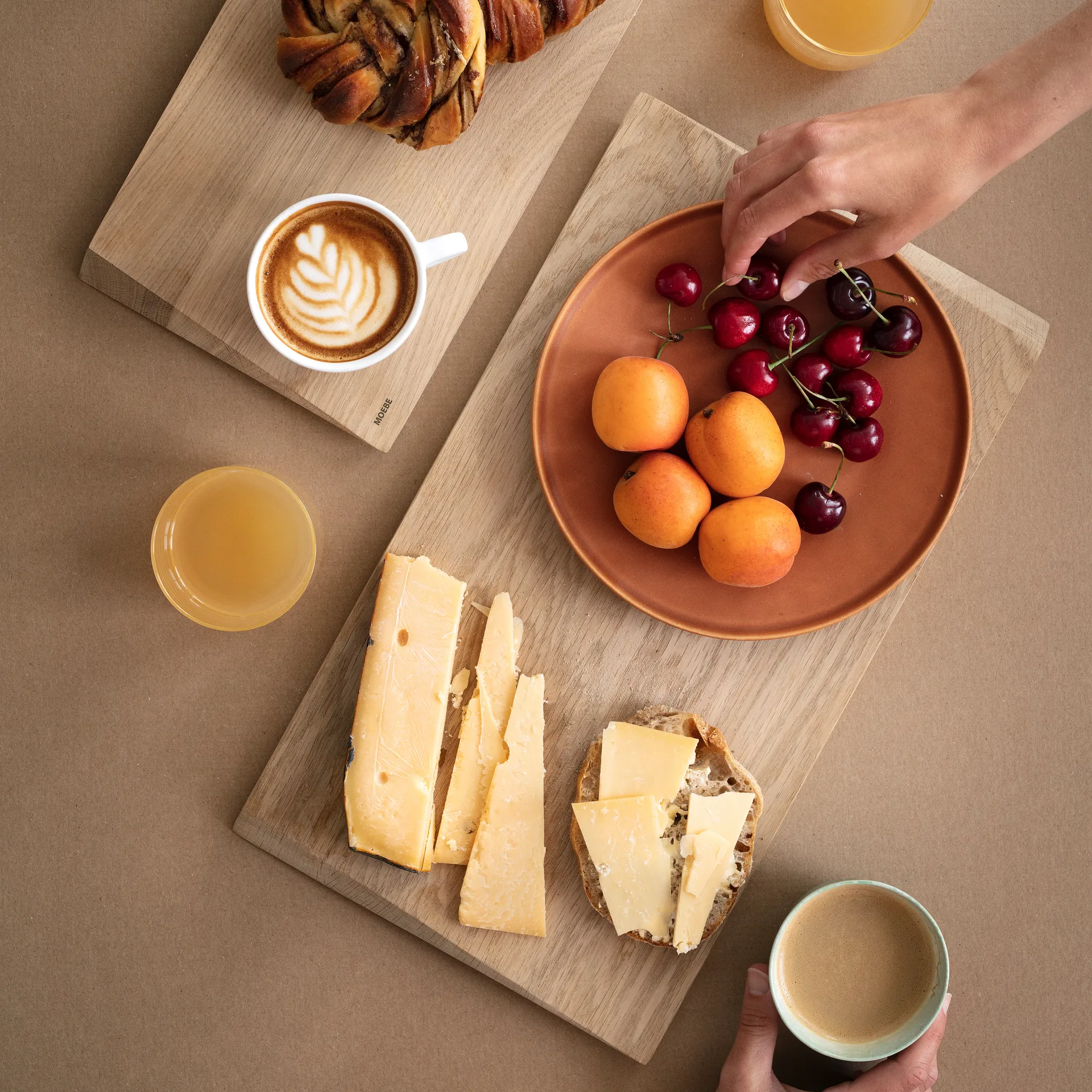 Moebe 菜板  large 24.7x44 cm, 米色 MOEBE