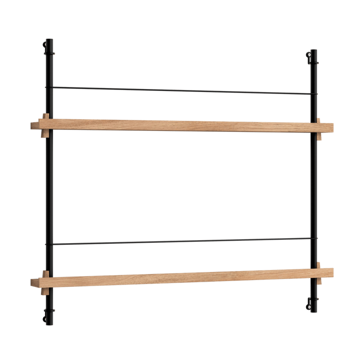 Moebe magazine rack - 自然木色-黑色 - MOEBE
