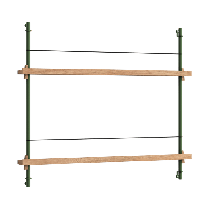 Moebe magazine rack - 自然木色-绿色 - MOEBE