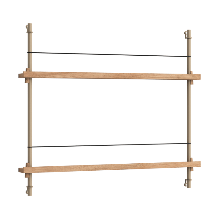 Moebe magazine rack - 自然木色-灰色 - MOEBE