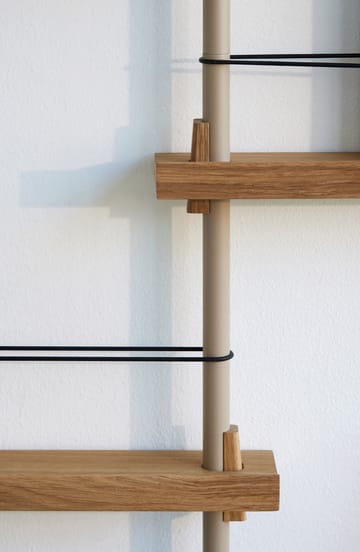 Moebe magazine rack - 自然木色-灰色 - MOEBE