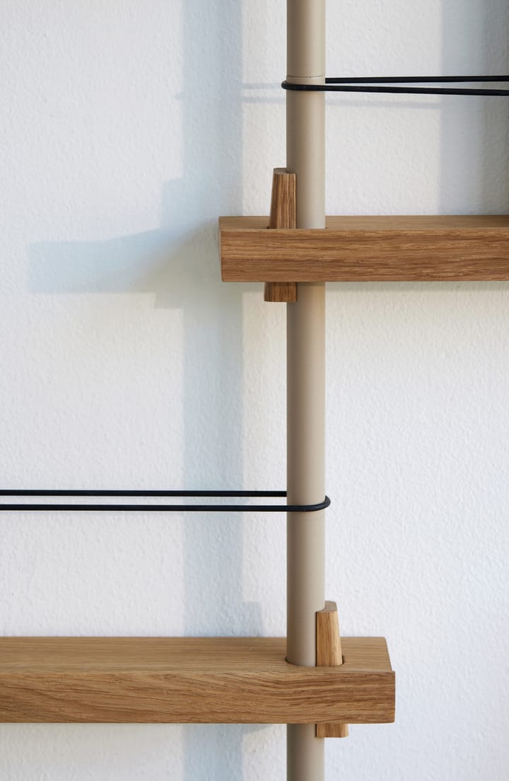 Moebe magazine rack, 自然木色-灰色 MOEBE