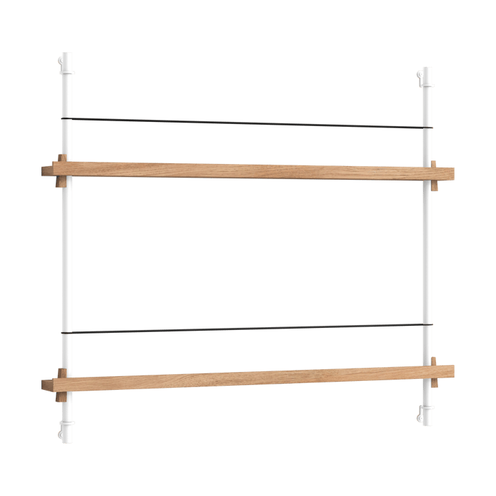 Moebe magazine rack - 自然木色-白色 - MOEBE