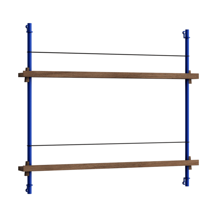 Moebe magazine rack - Smoked 自然木色-蓝色 - MOEBE