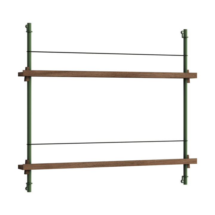 Moebe magazine rack - Smoked 自然木色-绿色 - MOEBE