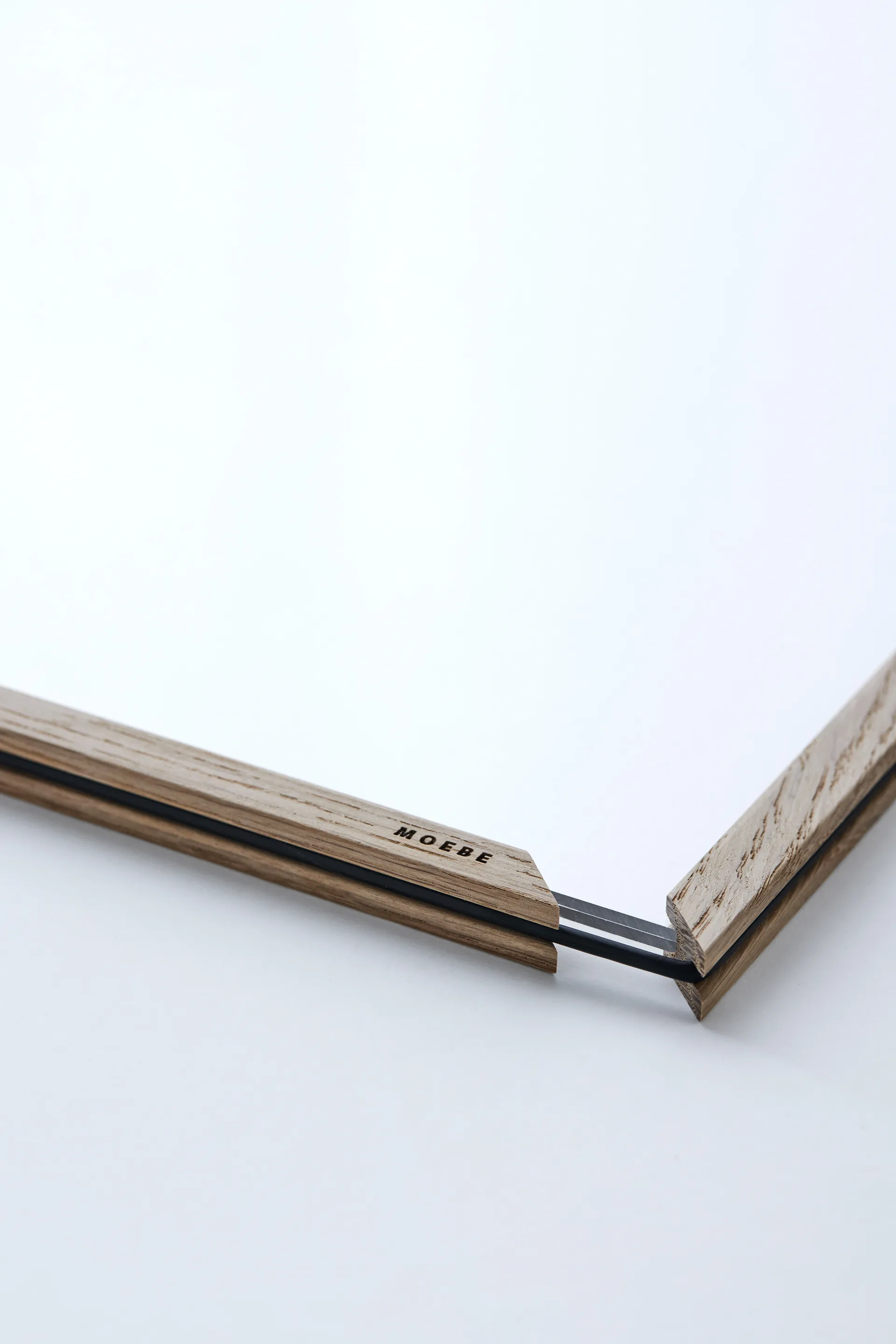 Moebe oak 框架 40x50 cm, 透明色_木色_黑色 MOEBE