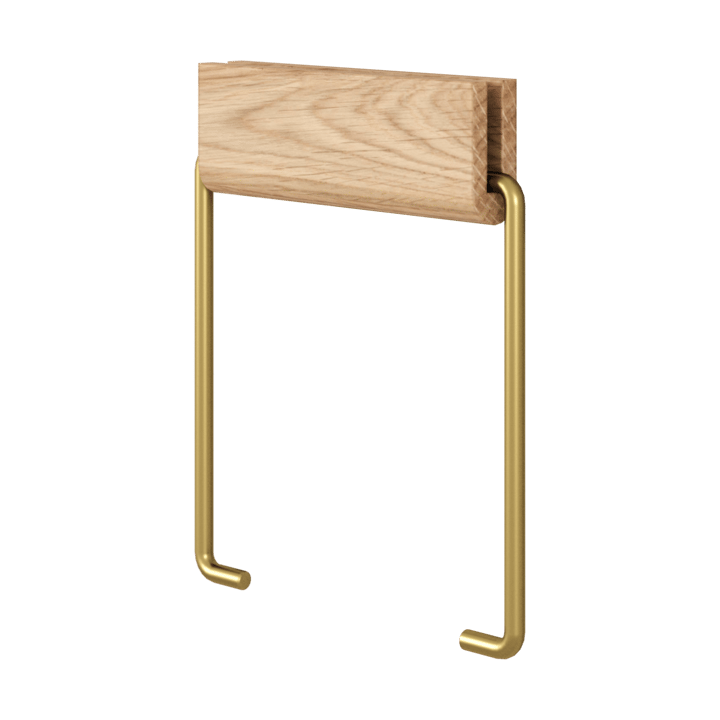 Moebe 卫生纸架 - Oak-brass - MOEBE