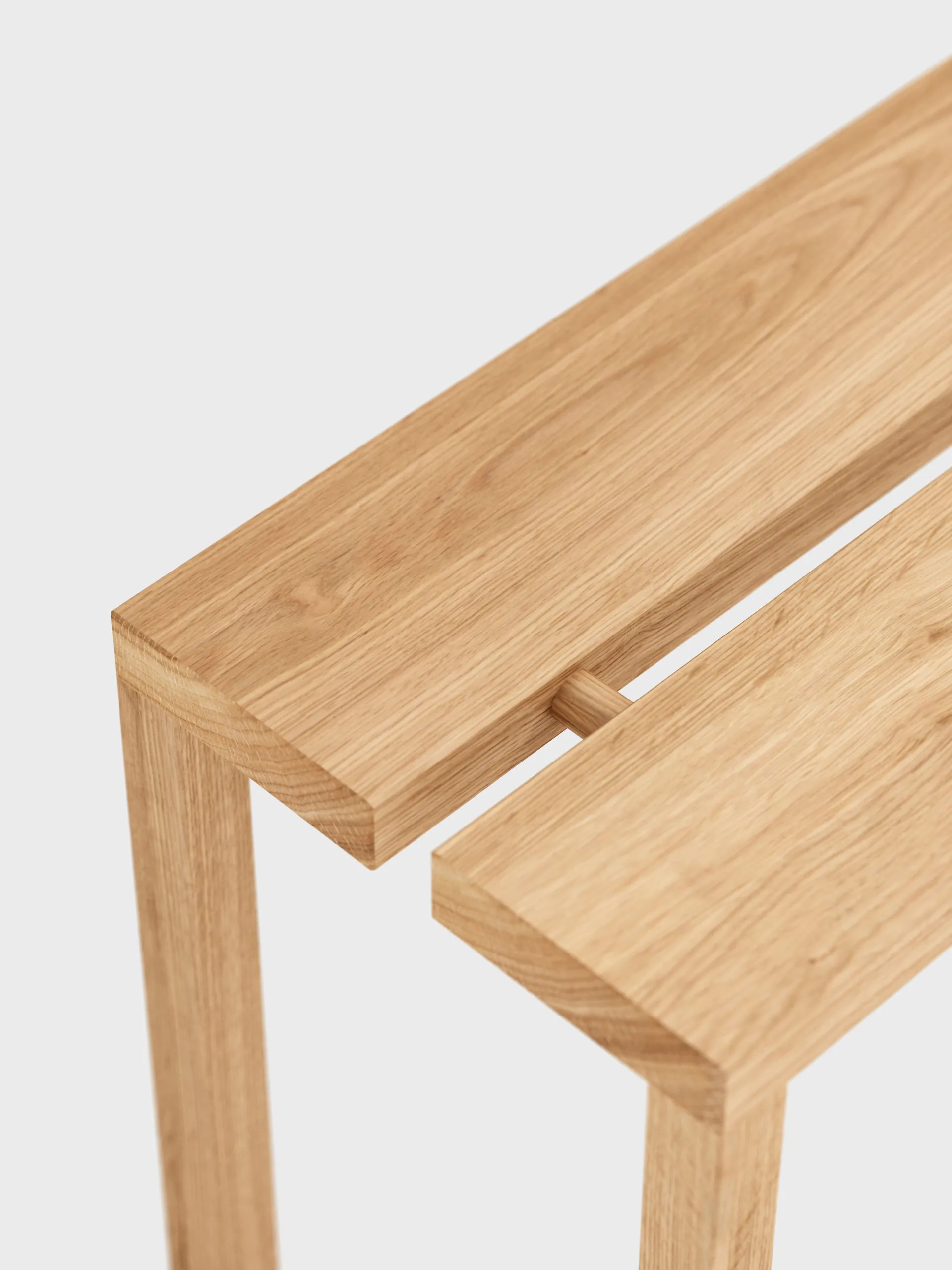 Moebe Peg bench 90x27.5x44 cm, Oak MOEBE