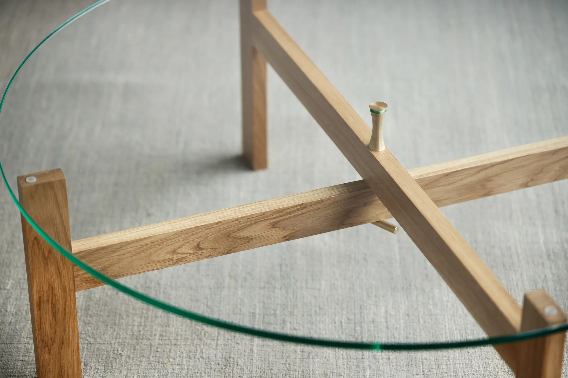 Moebe Round 咖啡桌 Ø88 cm, 自然木色 MOEBE