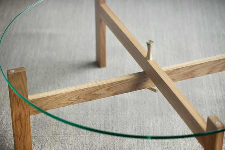 Moebe Round 咖啡桌 Ø88 cm, 自然木色 MOEBE