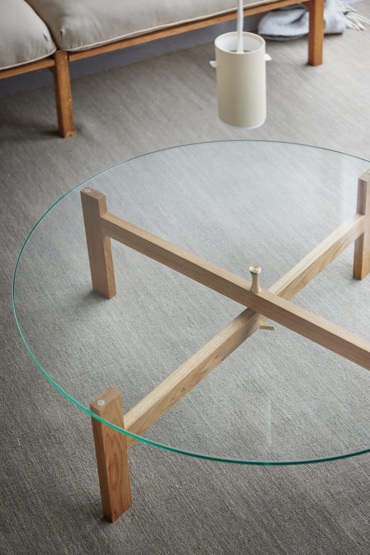 Moebe Round 咖啡桌 Ø88 cm, 自然木色 MOEBE
