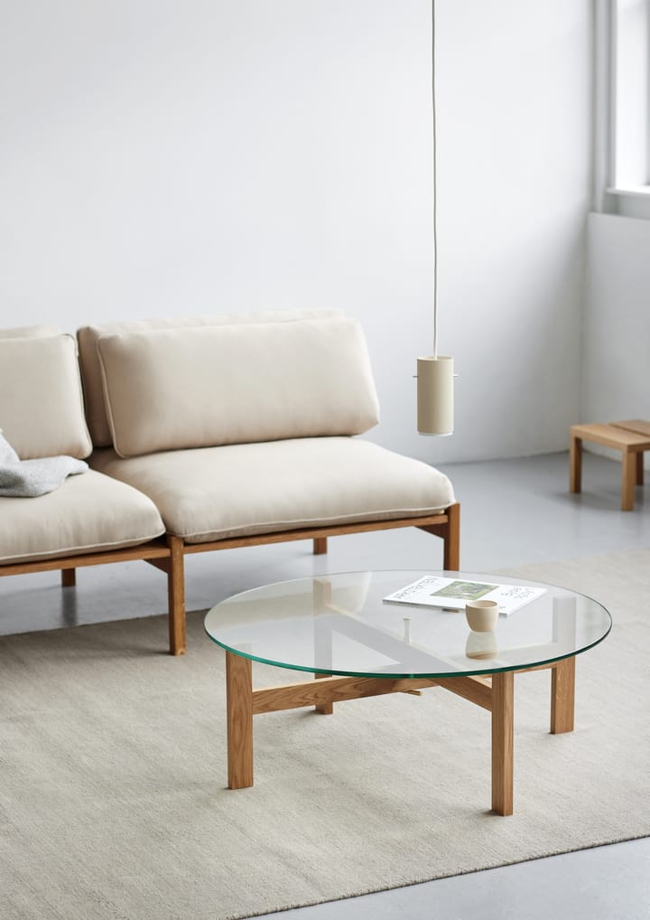 Moebe Round 咖啡桌 Ø88 cm, 自然木色 MOEBE